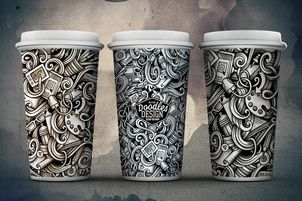 Design Graphics Doodles Patterns, an Object Illustration by BALABOLKA (Photo 6 of 6)