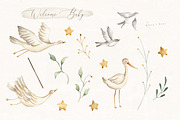 Welcome Baby, an Illustration by Flora+Bear (Thumbnail 3 of 7)