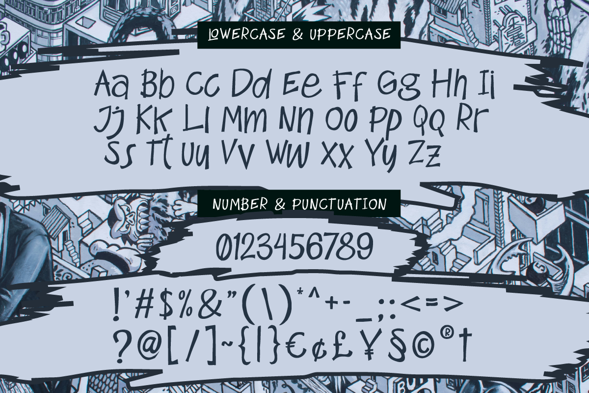 Comicks Scribbles Handwritten Font, a Handwritten Font by Ronny Studio (Photo 8 of 9)