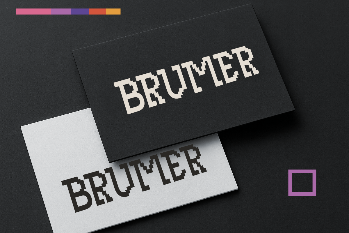 Codeform – Experimental Modular, a Slab Serif Font by Lettramina Studio (Photo 5 of 11)