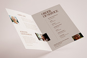 Funeral Program Template, a Brochure Template by VectorVactory (Thumbnail 6 of 8)