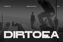 Dirtoea - Urban Dirt Ink Font
