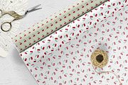 Watercolor Cherries Seamless Pattern, a Pattern Graphic by Oksana Dovhopol Art (Thumbnail 10 of 11)