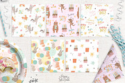 Birthday Clipart, Cards, an Animal Illustration by Lesya Skripak (Thumbnail 9 of 10)