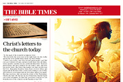 12 Page Newspaper Template InDesign, a Flyer Template by Newspaper Templates (Thumbnail 11 of 14)