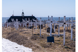 Cemetery on Noorlemut street in Nuuk, a Nature Photo by Backyard Stock
