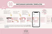 90 Instagram Carousel Canva Template, a Social Media Template by With Love Monique (Thumbnail 5 of 12)