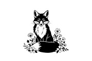 Cute Fox Silhouette Bundle, an Illustration by Designs_River (Thumbnail 10 of 31)