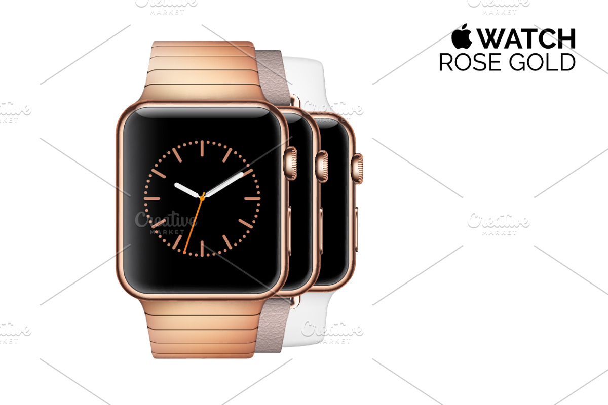 Best vector Apple Watch(full)+ BONUS, a Product Mockup by voin_Sveta (Photo 3 of 7)