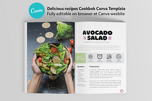 Canva Recipes CookBook Template