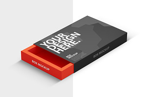 Sliding Box Mockup