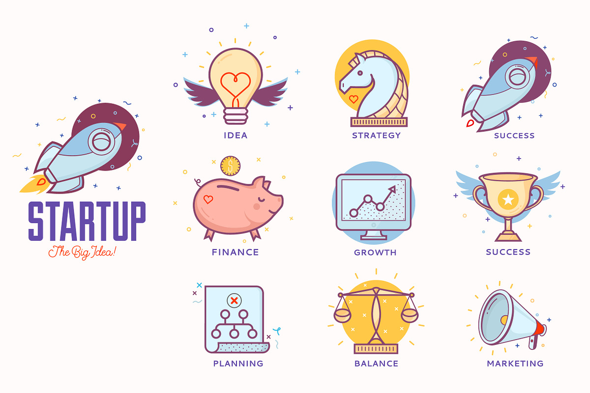 Illustrations for startup project, a Finance Illustration by VectorBakery (Photo 1 of 5)