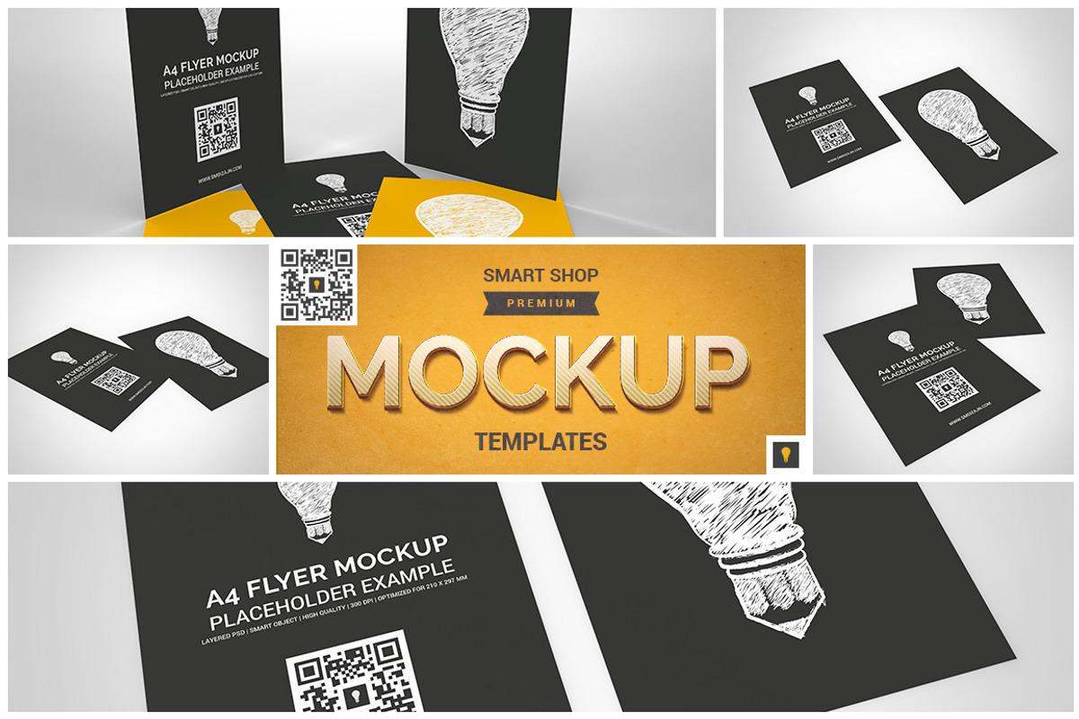 Flyer Mockup, a Print Template by Shocky Design Studio (Photo 1 of 6)