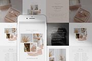 Instagram Templates for Canva, a Social Media Template by roselindoco (Thumbnail 2 of 3)