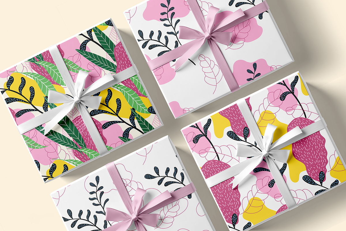 Abstract Botanical Scandinavian Set, a Pattern Graphic by Asya Melkonyan Patterns (Photo 12 of 12)