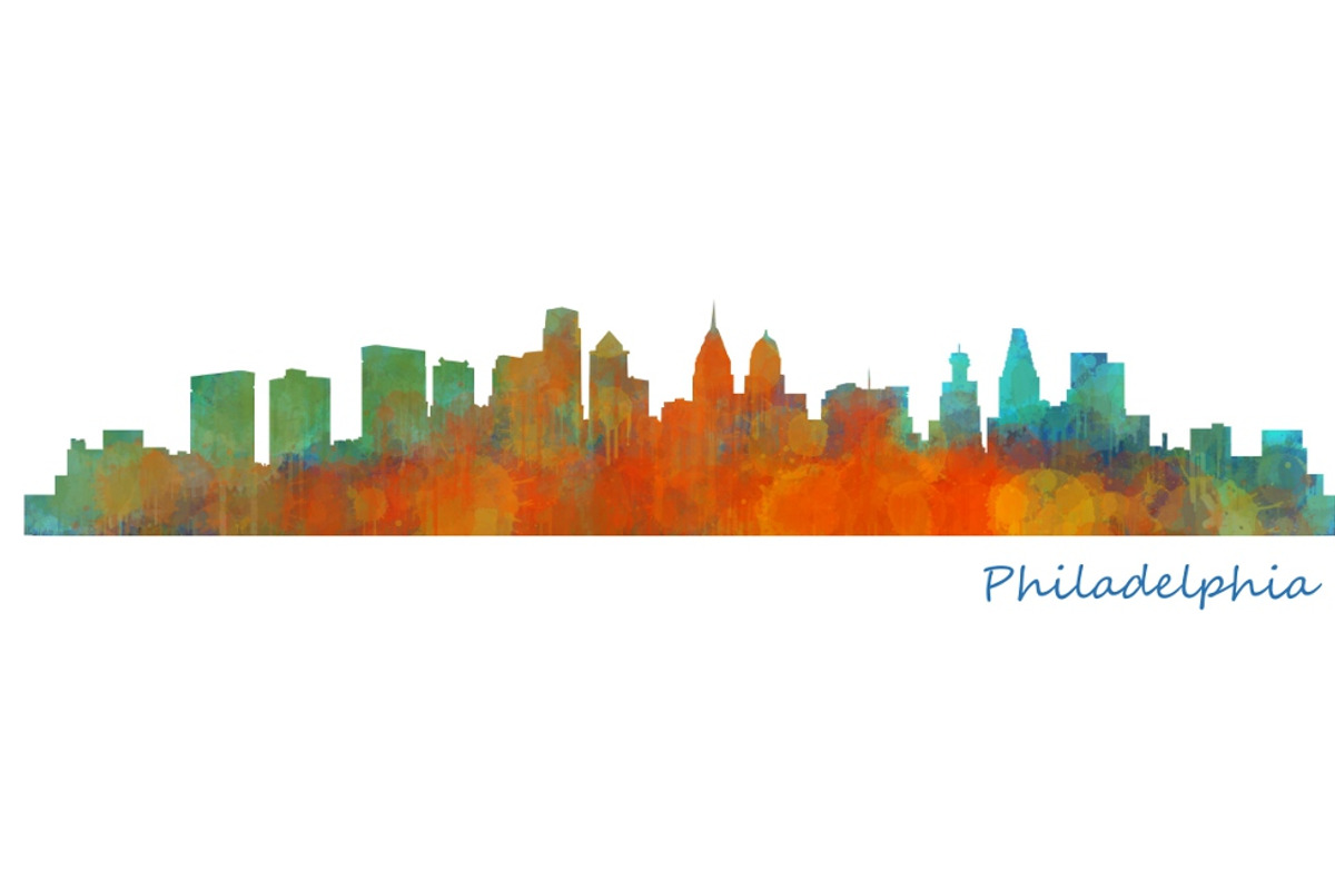 10 x Files Pack Philadelphia Skyline, an Illustration by HQPhoto Store (Photo 5 of 6)
