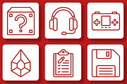 Gaming Icon Set, an Outline Icon by Tekuni (Thumbnail 8 of 10)