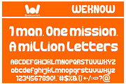 Coming Soon font, a Font by weknow (Thumbnail 3 of 8)