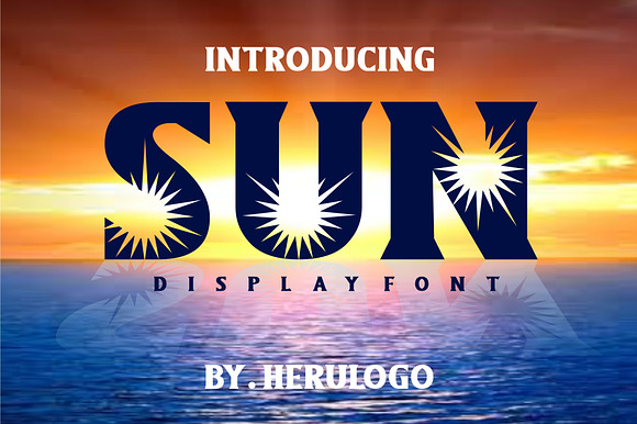 SUN Display Font preview 6