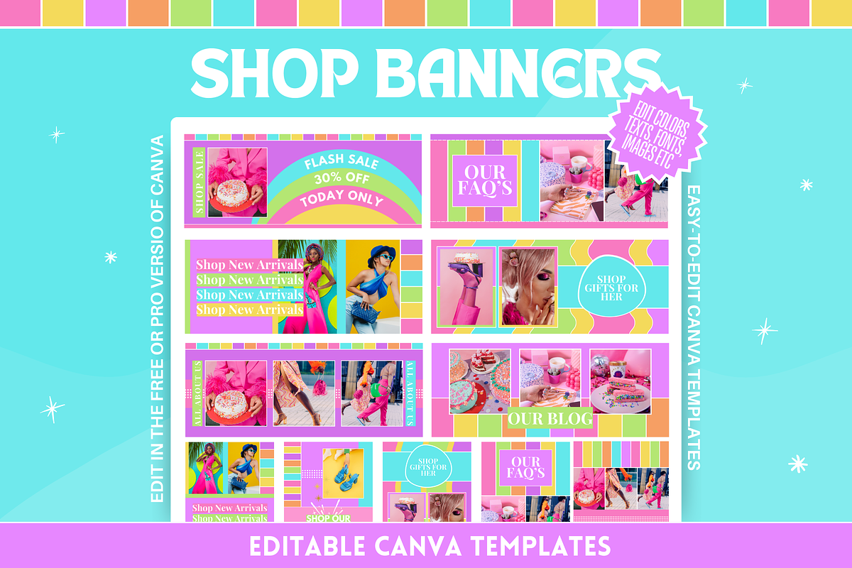 Website Banner Templates, a Shopify Template by SunshineStudioBoutique (Photo 1 of 7)