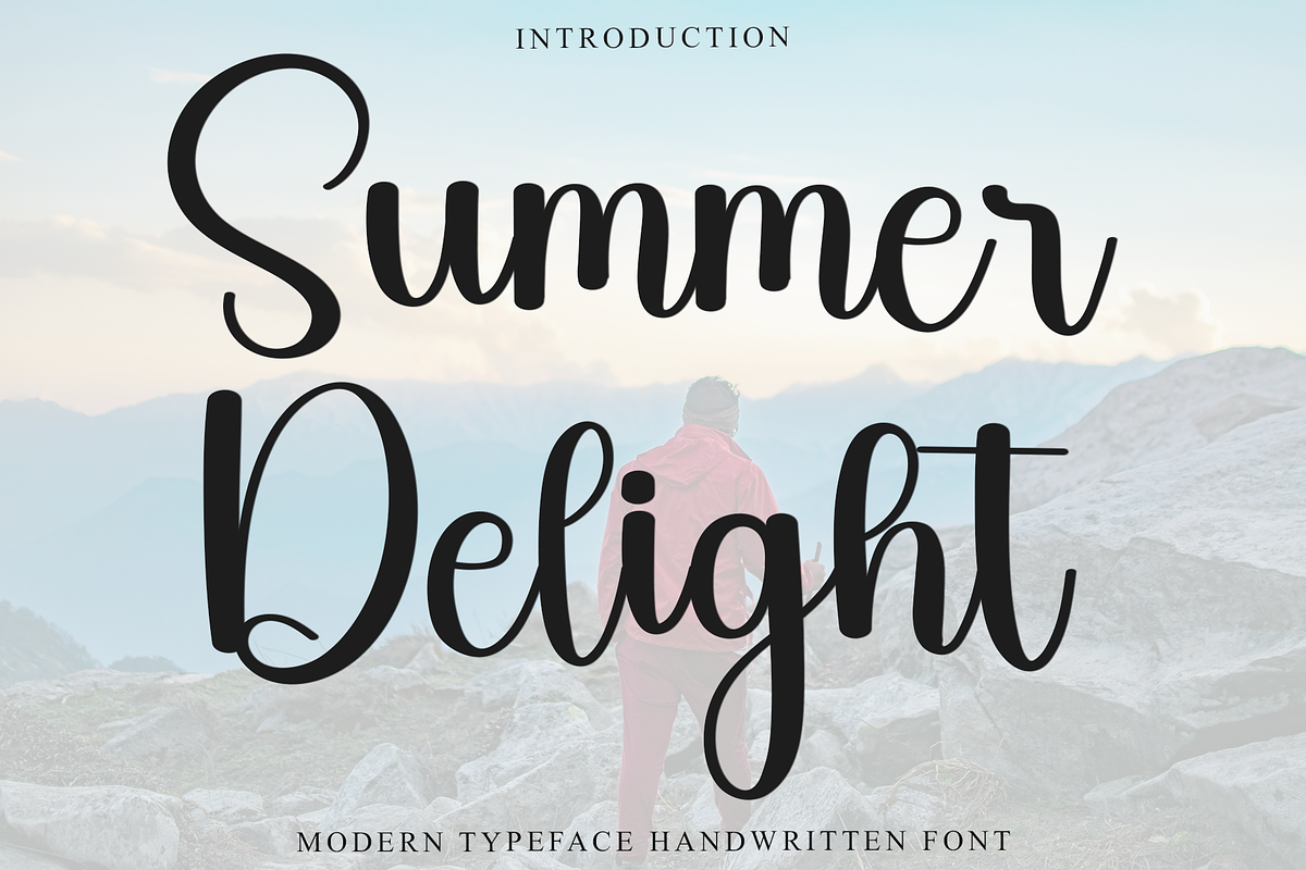 Summer Delight, a Handwritten Font by FreshTypeINK (Photo 1 of 8)