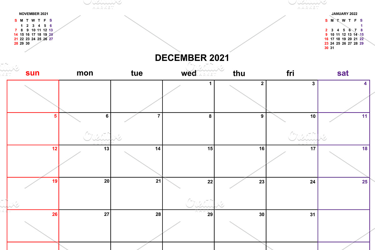 Calendar Planner 2021, a Flyer Template by art789 studio (Photo 12 of 13)