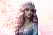 Wotercilor Cute Queen Clipart, a Seasonal Illustration by Craft Nest (Thumbnail 4 of 5)