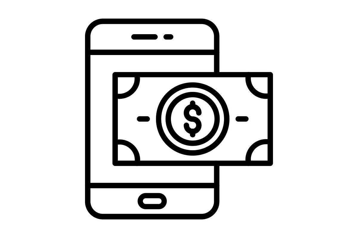 Digital Currency Line Icon, an Icon by Pexelpy (Photo 1 of 2)