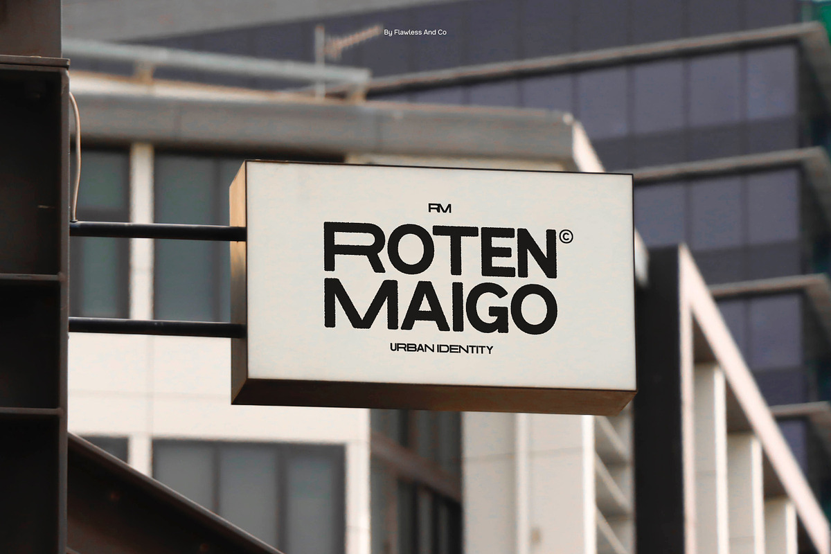 Fake Blur - Distort Effect Sans Font, a Sans Serif Font by Flawless And Co (Photo 6 of 10)