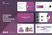 Company Profile Presentation, a Templates & Theme by Slide_Genius1 (Thumbnail 1 of 6)