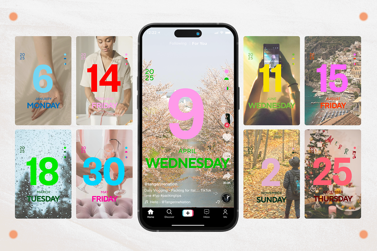 Animated Daily Calendar (Vertical), a Social Media Template by Tangerine Nation (Photo 4 of 7)