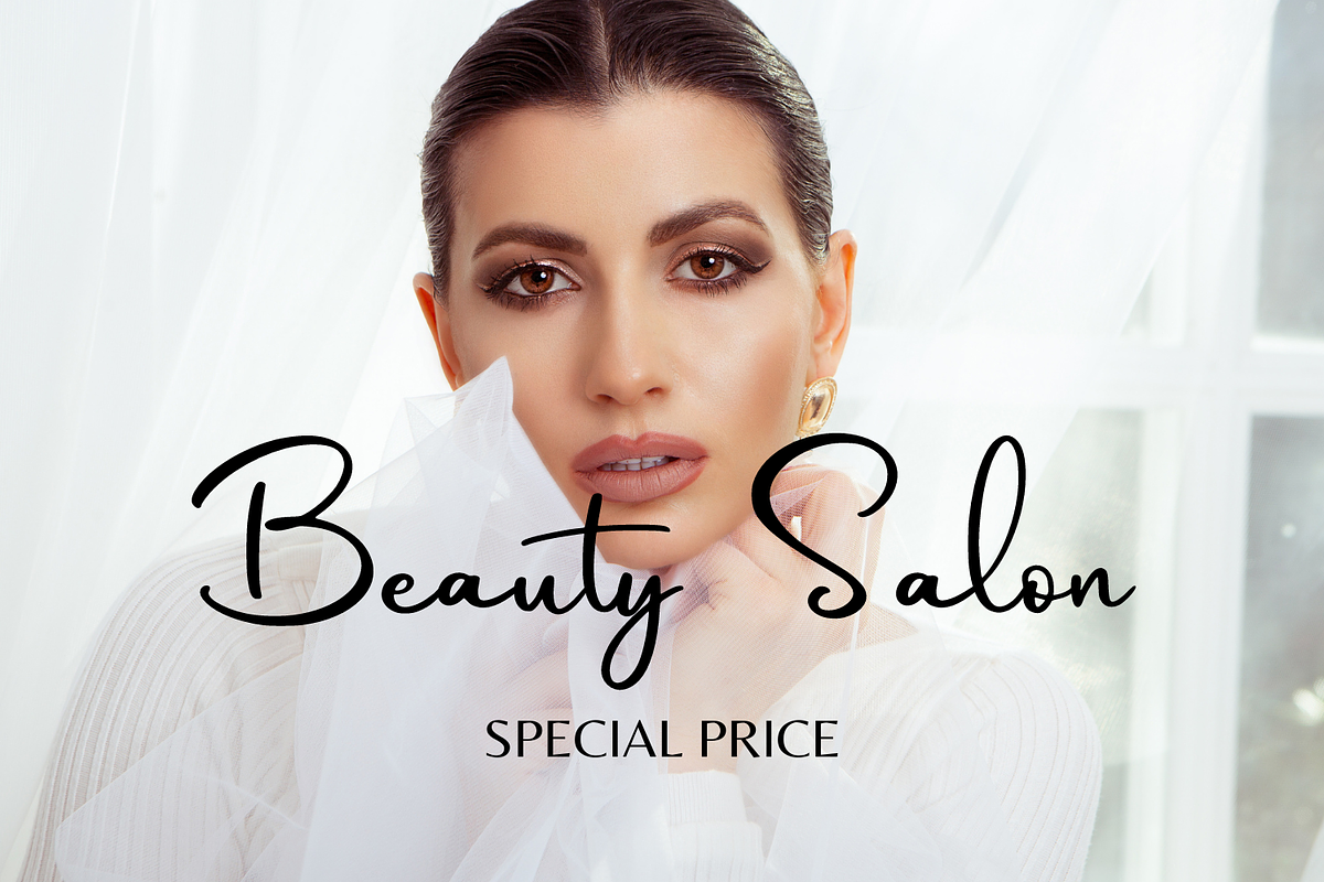 Bostanic Millague Handwritten Font, a Script Font by Basnistudio (Photo 6 of 10)