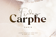 Carphe | Modern Luxury Font, a Serif Font by Sans & Sons (Thumbnail 1 of 10)