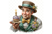 Birthday Man Clipart JPG, an Illustration by Memories By Lea (Thumbnail 14 of 19)