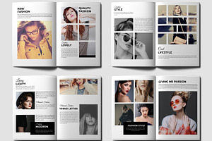 Minimal Fashion Magazine Template