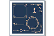 Vintage floral set, an Outline Icon by RODINA (Thumbnail 2 of 3)