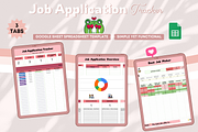 Spreadsheet Job Application Tracker, a Templates & Theme by bellaROSEworkshop (Thumbnail 5 of 6)