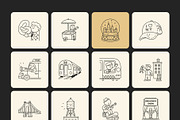 90 New York Hand-Drawn Doodles, an Outline Icon by Prosymbols (Thumbnail 9 of 10)