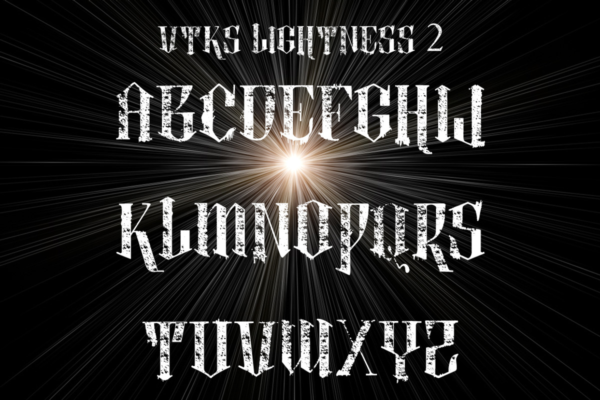 Lightness 4 Fonts By Vtks preview 3