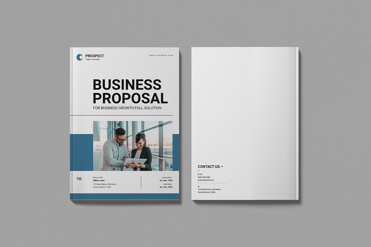 Business Proposal Template, a Brochure Template by Work-Envance (Photo 9 of 9)