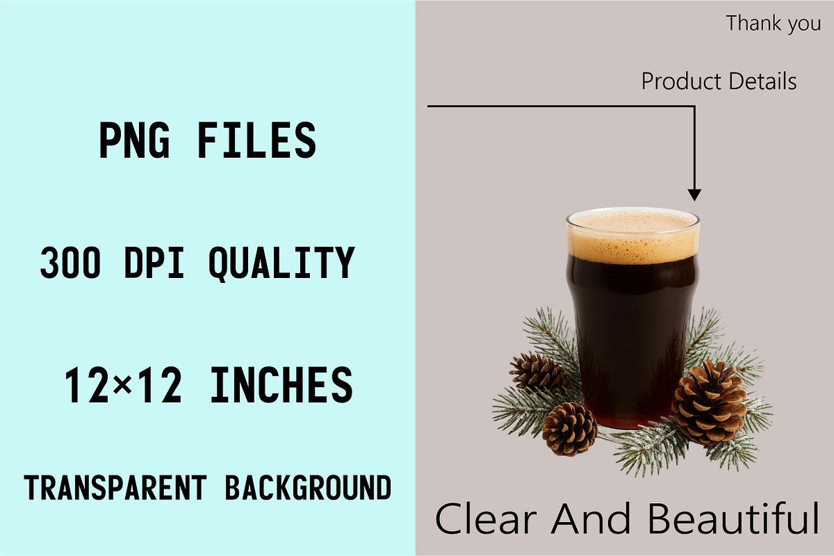Christmas Beer Clipart Bundle., an Illustration by SVGArt (Photo 5 of 8)