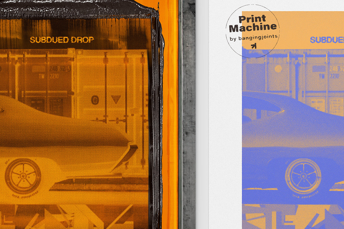 Silkscreen Print - Photoshop Effect, a Layer Style Add-On by bangingjoints (Photo 1 of 7)