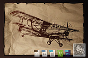 Vintage transport set, a Transportation Illustration by CatMadePattern (Thumbnail 4 of 7)