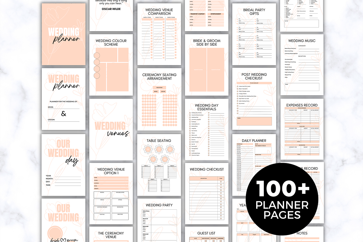 PLR Wedding Planner Binder, a Templates & Theme by Jennifer Magri Templates (Photo 2 of 9)
