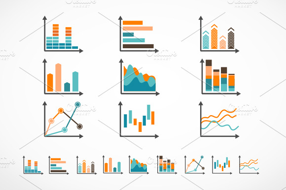 Infographic Set Elementsdiagrams