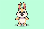 Bunny Mascot Cartoon Character, an Animal Illustration by shazi (Thumbnail 3 of 3)