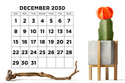 2030 Large Number 8.5x11 Calendar, a Stationery Template by Running With Foxes (Thumbnail 5 of 5)