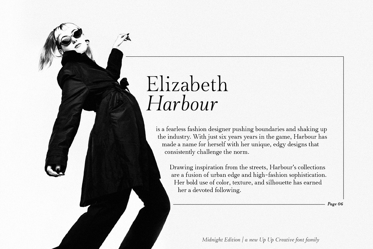 Midnight Edition Complete - 14 Fonts, a Serif Font by Up Up Creative (Photo 13 of 14)
