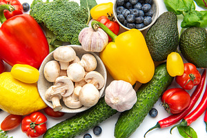 Fresh organic produce showing healthy eating and nutrition, a Food & Drink Photo by Olena Rudo