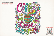 Valentine Love & Coffee Illustration, an Illustration by GlitterCraft (Thumbnail 11 of 41)